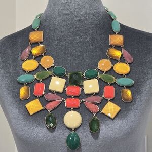 Banana Republic Multicolor Statement Necklace